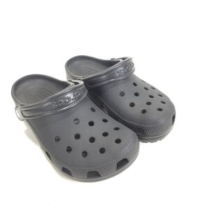 Crocs Classic Clogs Black Slip-On Comfort Sandals Unisex Size W7 M5